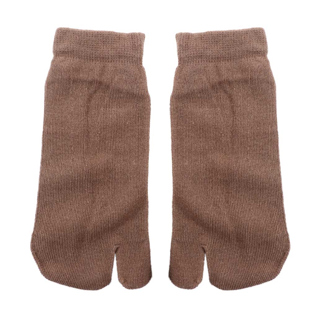 Cotton Couple Tabi Socks Solid Comfortable Breathable Two Toe Socks Women Men Non-slip Invisible Low Cut Boat Sock