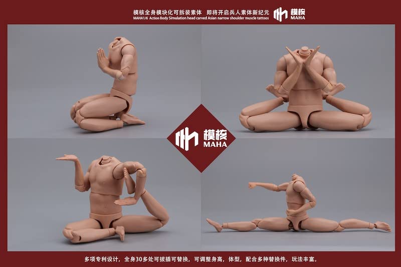 Toys & Hobbies [TOYBARJAPAN] 1/6 Scale Action Figure MAHA studio MH2201A Male Body