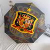Spain National Football Team Pattern, Automatic Folding Umbrella, Portable and Foldable Design, 8 Ribs, a Christmas or Birthday Gift.