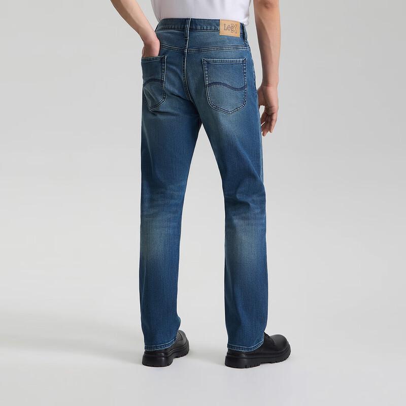 Lee Men's 726 Standard Mid-Rise Straight Brushed Jeans