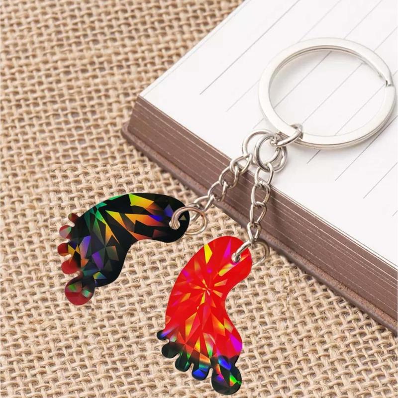 Small Foot Ornament Silicone Mold Woman Keychain Decorative Pendant Resin Casting Mould Jewelry Molds for DIY Crafts