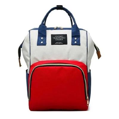 Mama Tasche Neue Mode Milchaufbewahrung Handheld Canvas Farblich passender Rucksack Damentasche Baby Mama Flaschentasche Große Kapazität