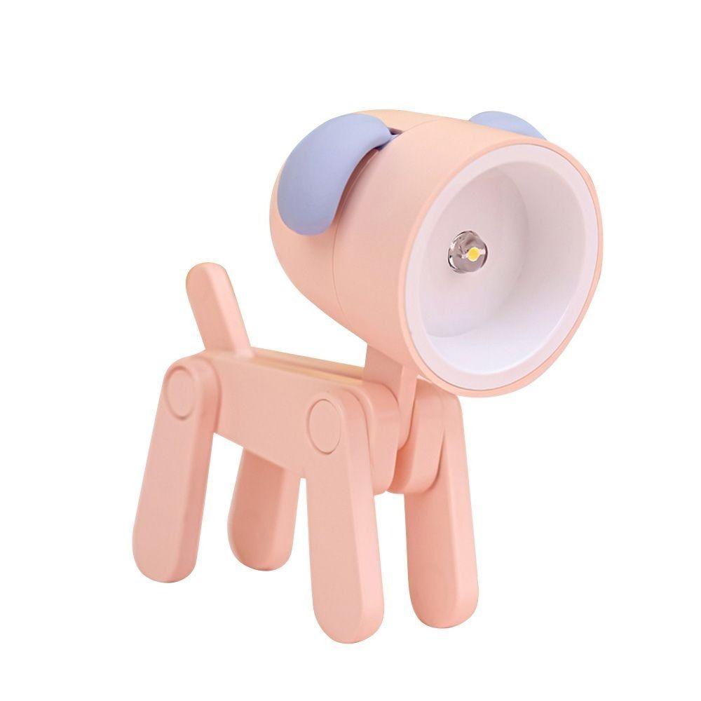Gift Mini LED Night Light Portable Folding Cartoon Night Lamp Adjustable Table Lights Room Decor