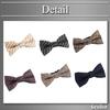 [Buzz Selection] Bow Tie, Check Pattern, Business, Dress, Formal, Men's NT013 (Wine)