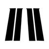 4pcs Car Window Pillar Posts Trims Decorative Strickers Exterior Parts Fit For Toyota Tacoma 2024