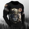 Animal T-Shirts For Mens 3D Wolf Printing Short Sleeve Tops Fashion Personality T Shirt Loose Oversized Tees Shirt Men Clothing