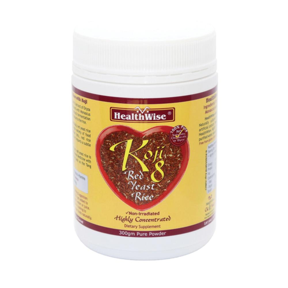 

HealthWise Koji8 (Червоний дріжджовий рис) 300 гр