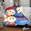 1pc In the Night Garden2 Blanket, Gift, for Men and Women, Soft Blanket, Good for Sofa Bed Couch Travel, Lightweight Flannel Blanket
