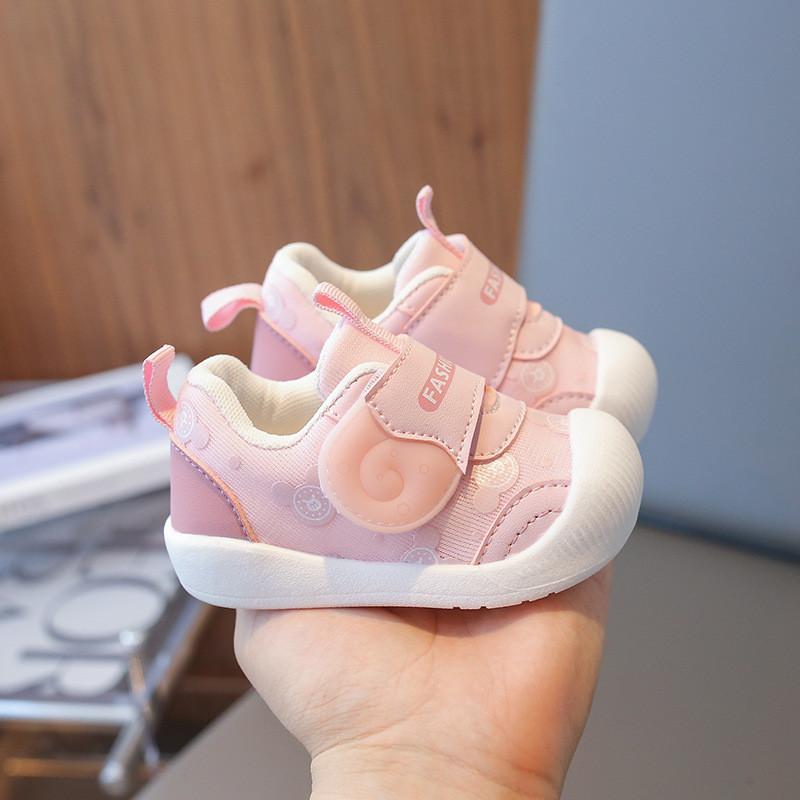 

Baby Shoes For Kids With Letter Printing Design For Toddler Learning To Walk Pink,16
