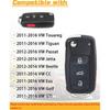 Key Fob Replacement Fits for 2012-2016 Volkswagen Beetle Passat/ 2011-2016 CC Eos Golf GTI Jetta Tiguan Touareg Keyless Entry Remote Control