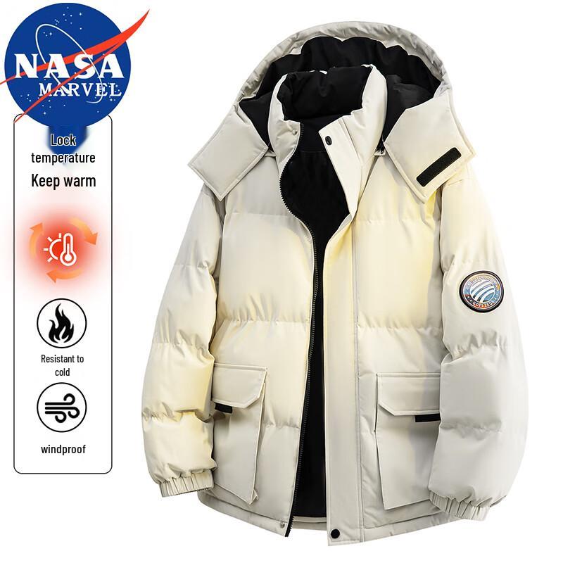 

NASA MARVEL Men s Hooded Padded Jacket M