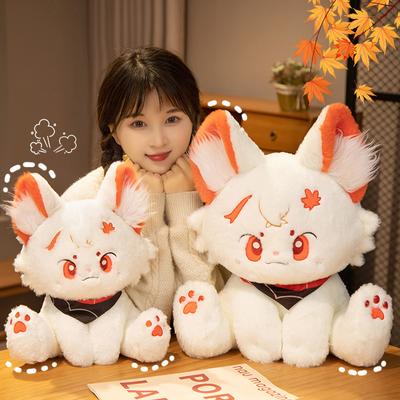 2024 Genshin Impact Cat Doll Scattered Soldiers Cat Pillow Mandrill Pillow Game Surrounding Doll Plush Toy Sleeping Pillow Gifts