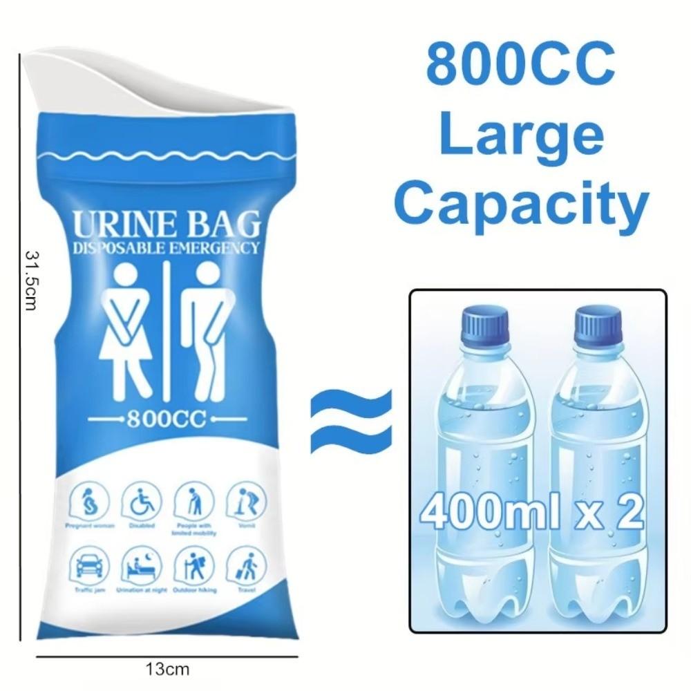 10Pcs Set Cleaning Emergency Urinate Bags Portable Travel Toilet Bag Outdoor Emergency
