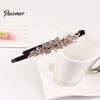 Woman Headband Elegant Style Non Slip Headwear Hair Girl Hairband Hoop Band Flower Rhinestone Headdress Accessories