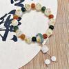 Chinese Koi Cat Paw Lucky Bracelet: Cute Niche Design Beaded Jewelry for Women