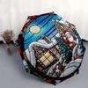 1pc Sonic the Hedgehog Automatic Opening Folding Umbrella with 8-Bone Iron Frame, Portable for Outdoor Use, Travel, Daily Life, and Gifts for Fans.G01