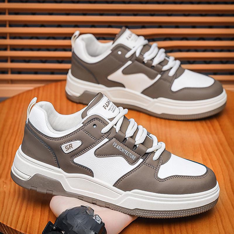 

Мужская обувь Весенние низкие кеды Универсальные туфли на толстой подошве Папины кроссовки Мужская повседневная трендовая обувь 44