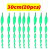 Colorful Reflective Spiral Bird Repellent Strips Hanging Flash Scare Bird Deterrent Rod For Outdoor Garden Farm Balcony Repeller