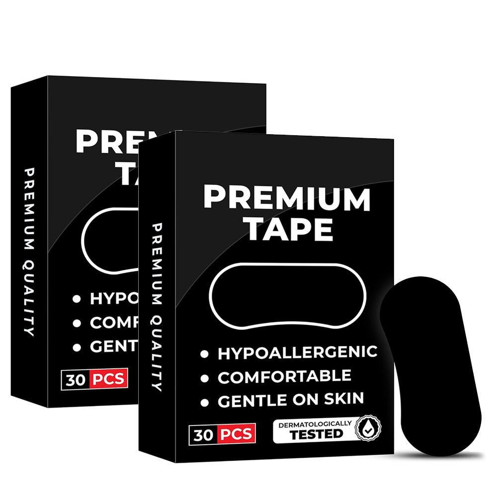 30/60pcs Mouth Tape for Sleep Anti Snoring Mouth Strips Allergenic Medical Grade Nose Breathing Strips Reduce Mouth Dryness