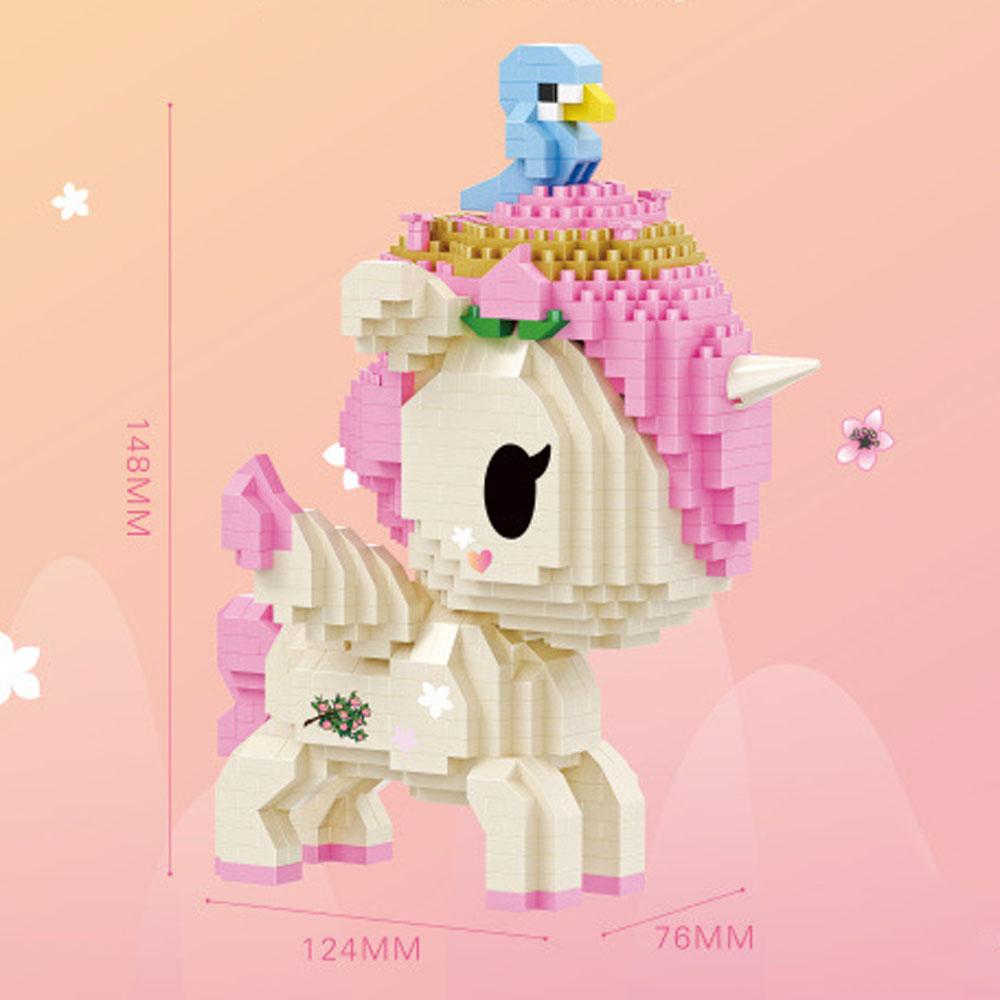 

Сказочный Пегас Микро Алмазный Блок Нанокирпичи Игрушки Единорог Радужный Конь Строительные Кирпичи Для Девочек Подарки Tokidokis