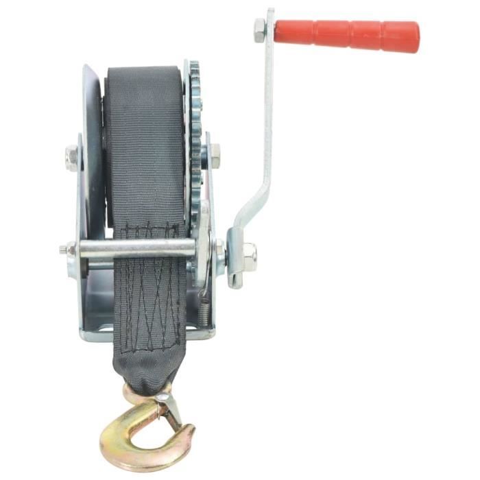 VidaXL Hand Winch with Strap 540 Kg