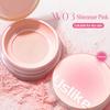 Pink Glitter Setting Powder 4 Color Long Lasting Oil Control Pearlescent Natural Face Matte Shimmer Loose Powder Makeup Cosmetic
