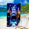 Beweis Strandtuch mit einem Astro Bot Muster - weich, saugfähig, schnelltrocknend, maschinenwaschbar - perfekt zum Schwimmen, Camping, Baden