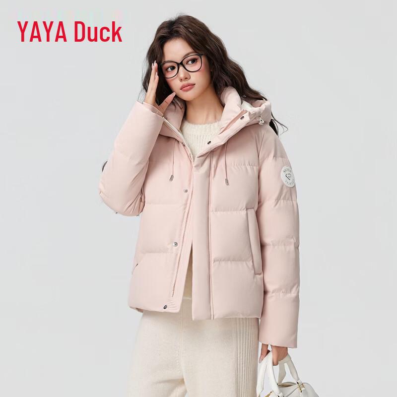 YAYA Women's Hooded Short Puffer Down Jacket