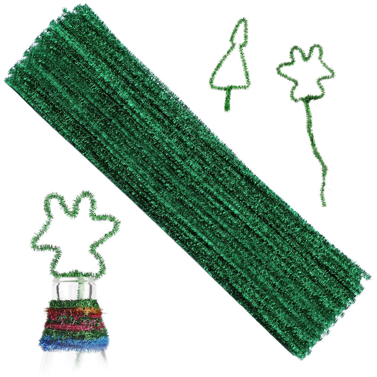 

Fenrry 100 шт. ершики для трубок шенилловые стержни блестящие цветные для ершиков для трубок DIY украшения для рукоделия шенилловые стержни