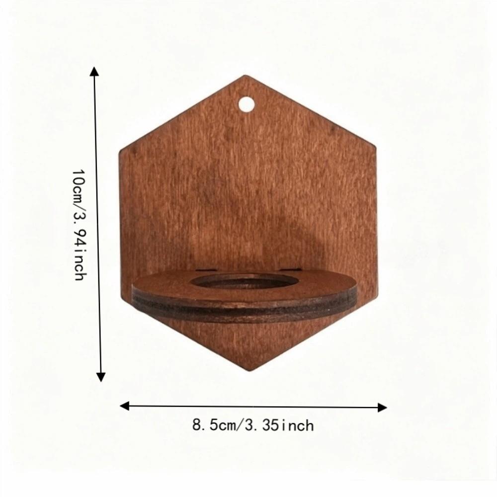 Vase Wall Mounted Planter Home Ornaments Flower Pot Wall Shelf Planter Holder Home