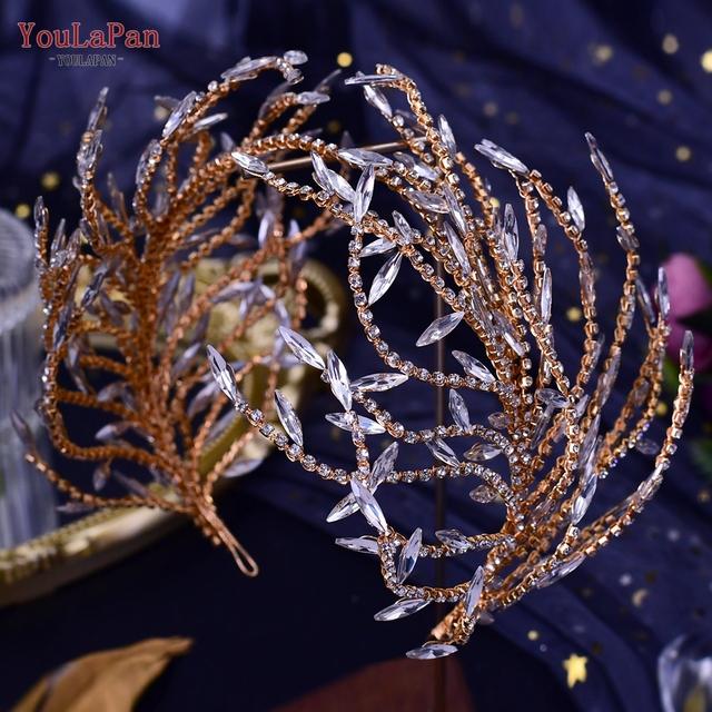 2 Couronnes Diadème Strass Pour Femmes - élégantes Et Brillantes Pour Mariage, Soirée, Anniversaire !