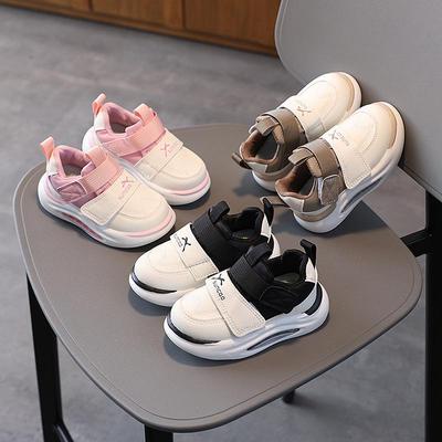 2024 Unisex Korean Style Children's Casual Sports Shoes - Soft Sole, Fashionable for Spring & Autumn