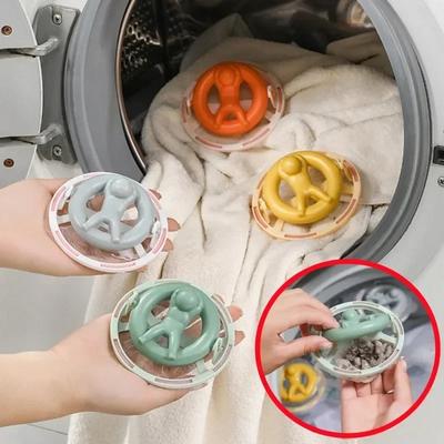 Magic Laundry Balls with + 20pcs Filter Screen Reusable Clothes Pet Hair Remover Washing Machine Cat Dog Hair Catcher Laundry Ball