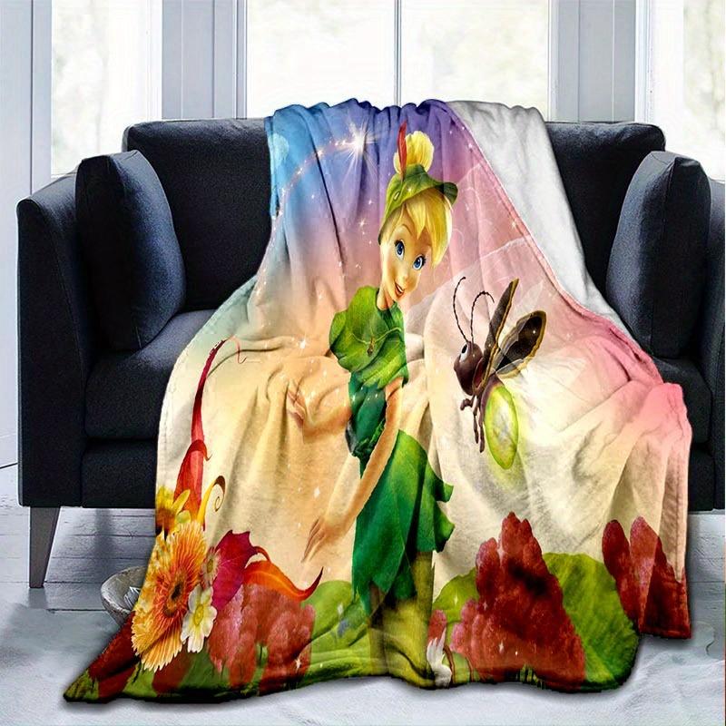 

1pc Fairies Printing Blanket Soft, All Season Throw for Living Room, Bedroom,Personalized Gift with Adorable Cartoon Design 80cmx120cm(31inx47in)