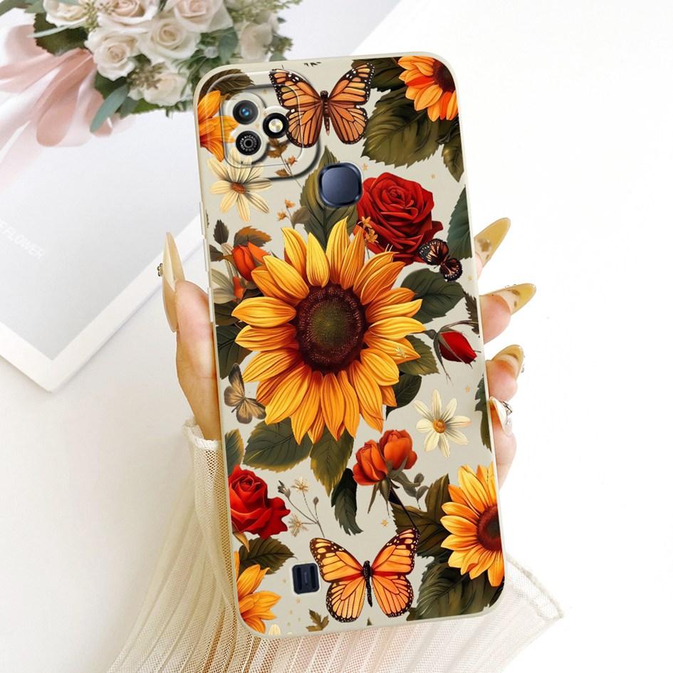 For Infinix Smart HD 2021 Case Cute Cartoon Cat Back Cover Candy Painted Soft Silicone Phone Shell For Infinix SmartHD 2021 Capa