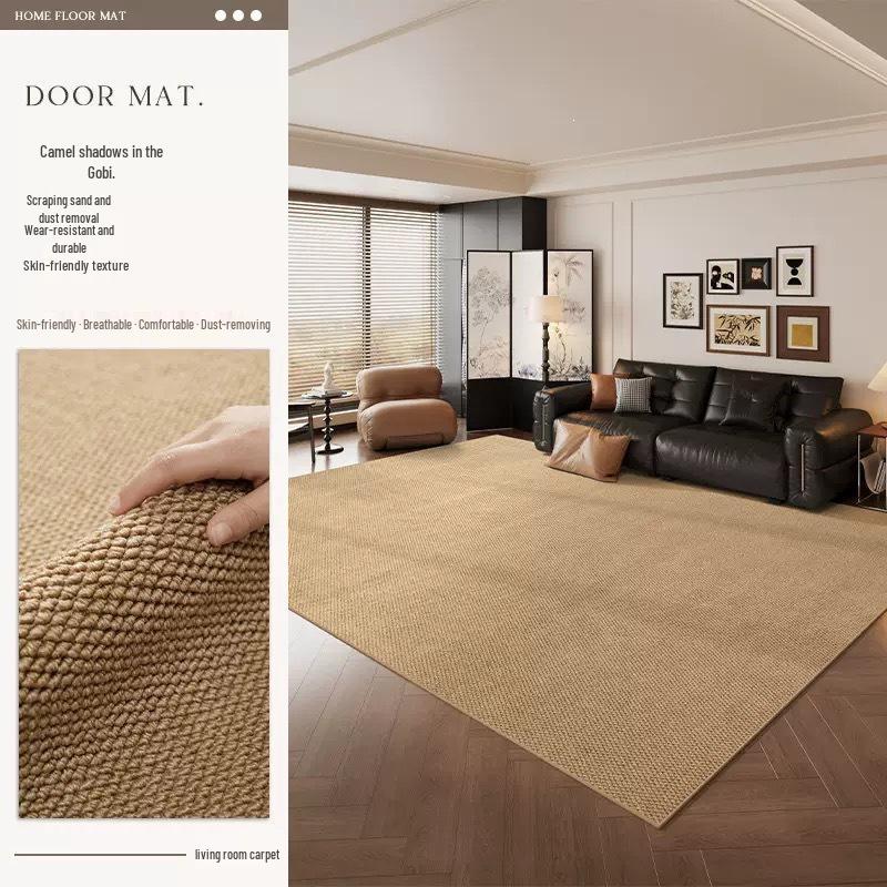 Durable, Easy-to-Clean Sisal-Like Floor Mat: Scratch-Resistant, Full Coverage, Dirt & Wear Resistant Carpet for Home and Living Room.