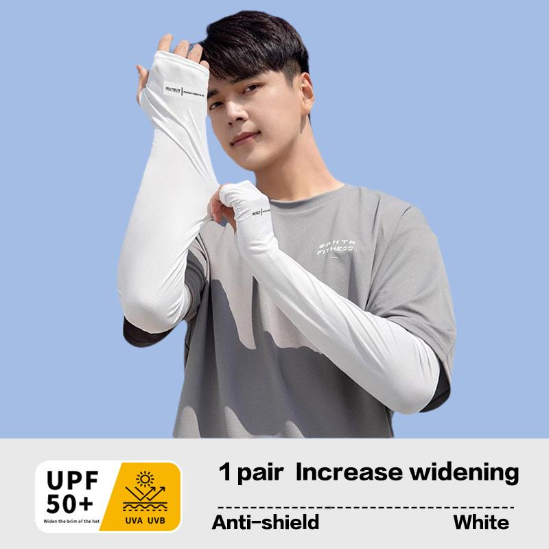 1Pair Long Gloves Sun Uv Protection Hand Protector Cover Arm Sleeves Sunscreen Sleeves Outdoor Loose Breathable Arm Sleeves