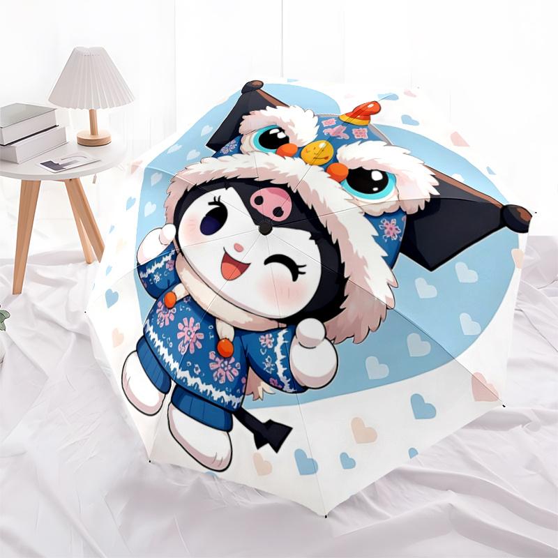 

1pc Floral Festival Gift Umbrella - Automatic Open/Closed, Foldable Design, Outdoor Use, Suitable for Fans, Travel, Daily Use.A088