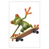 Cute Frog Graffiti Art Canvas Paintings Abstract Animals Posters and Prints on Canvas Wall Art Picture for Living Room Decor