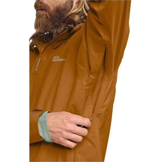 Waterproof Jacket Jack Wolfskin Prelight 2.5L Backlength
