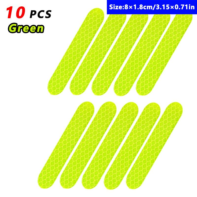 Car Wheel Hub Reflective Stripes Door Safety Opening Warning Sticker Tape Auto Rear Warning Reflective Tape Car Accessories