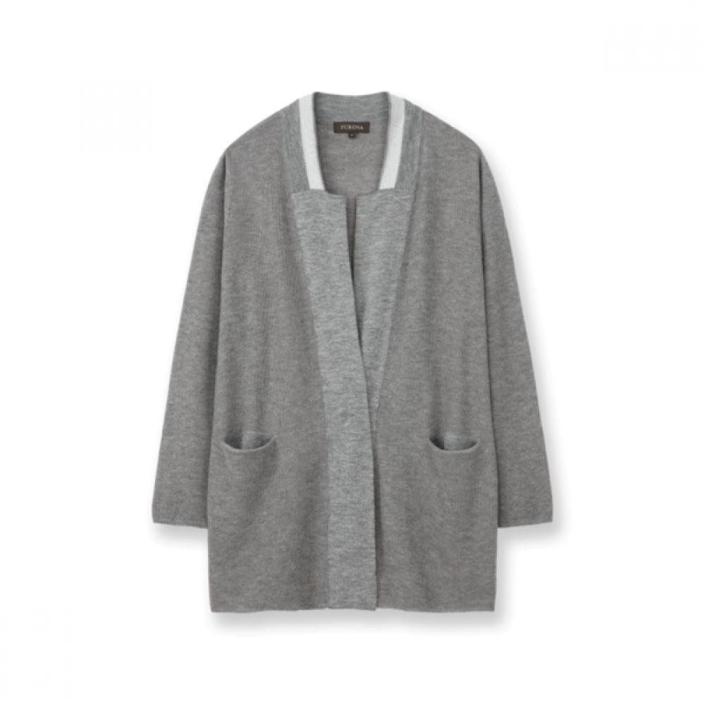 Furina Cash Touch Metal Decoration Jacket Grey/M (90)