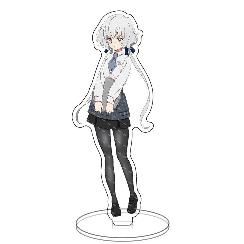 ZOMBIE LAND SAGA Two Sided Acrylic Stand Figures Model Plate Hoshikawa Lily Minamoto Sakura Standing Sign Desk Decor