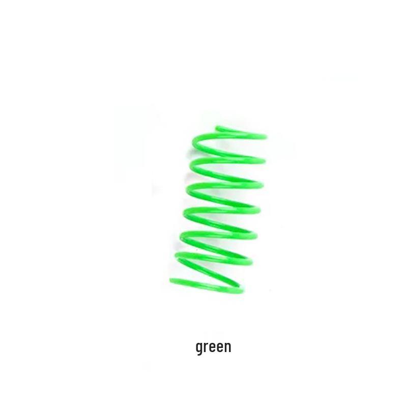 Interactive Colorful Spiral Coil Cat Spring Toy for Kittens