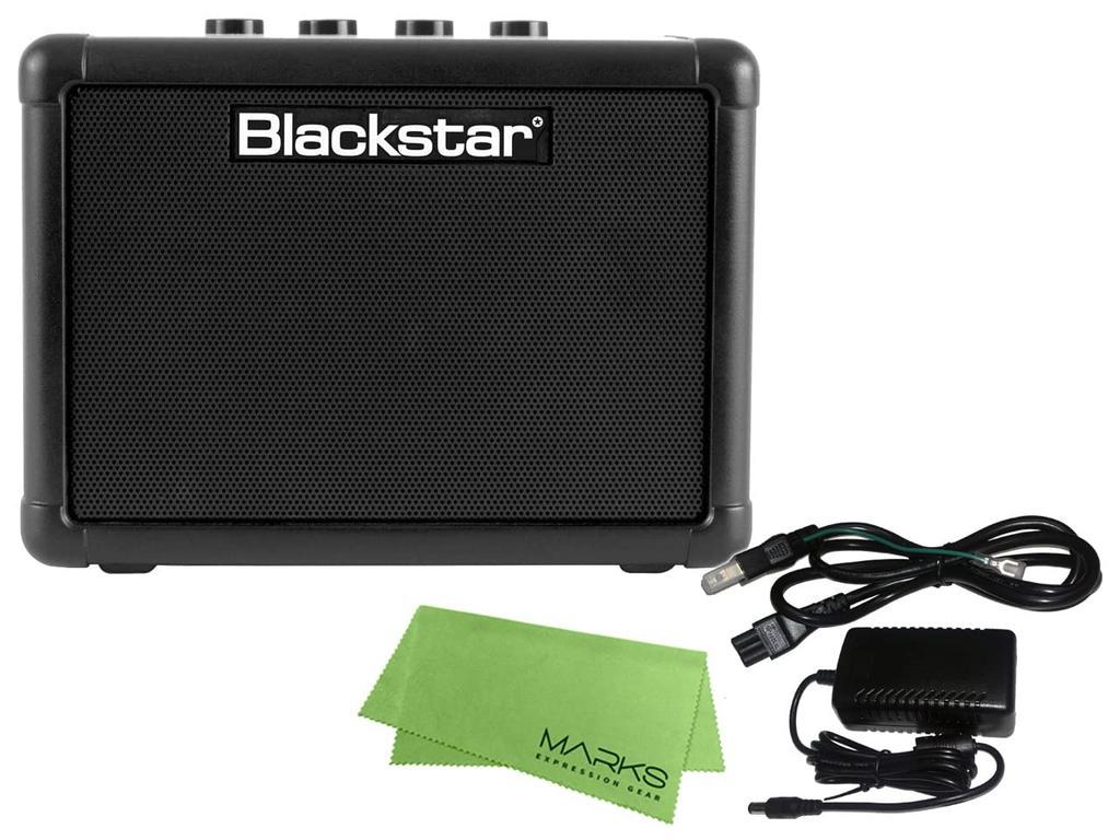 Blackstar FLY 3 3W Mini Guitar Amplifier Original AC Adapter Marks Music Original Cloth Set + FLY-PSU +