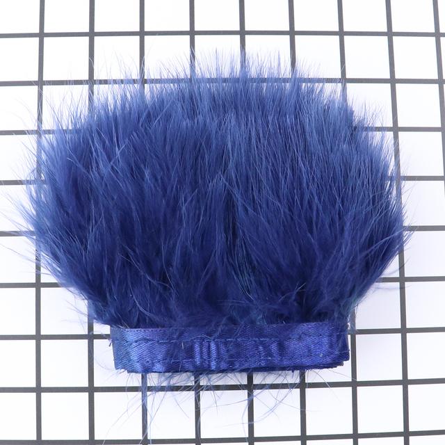 1Meter Fluffy Turkey Feathers Trim Ribbon 8-10Cm Marabou Feather For Craft Fringe Sewing Wedding Party Clothing Dress Decoration