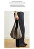 Women's Genuine Leather Large Capacity Underarm Tote Bag - Versatile, High-End Bucket Shoulder Bag for Commuting