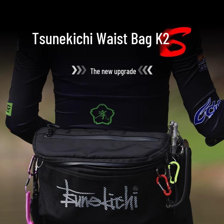 Changji K2S Multifunctional Waist Bag - Upgraded Model with Multiple Mounting Points for Outdoor and Commuting Use. K2S Black Waist Bag