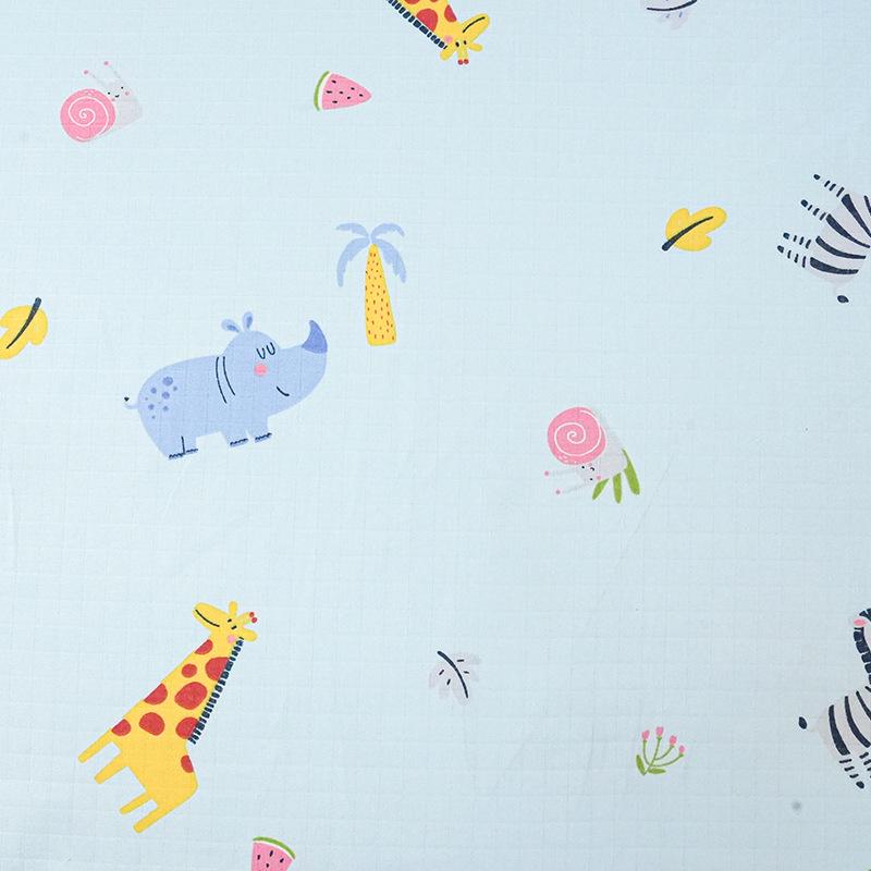 Baby Cotton Double-Layer Gauze Swaddle: Cartoon Towel Blanket & Sleepwear for Newborns - Spring/Summer