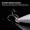 60mm 5.5g Sinking Minnow Lure For Fishing Crankbait Silent Black Minnow Wobblers For Pike Artificial Bait Fishing Tackle